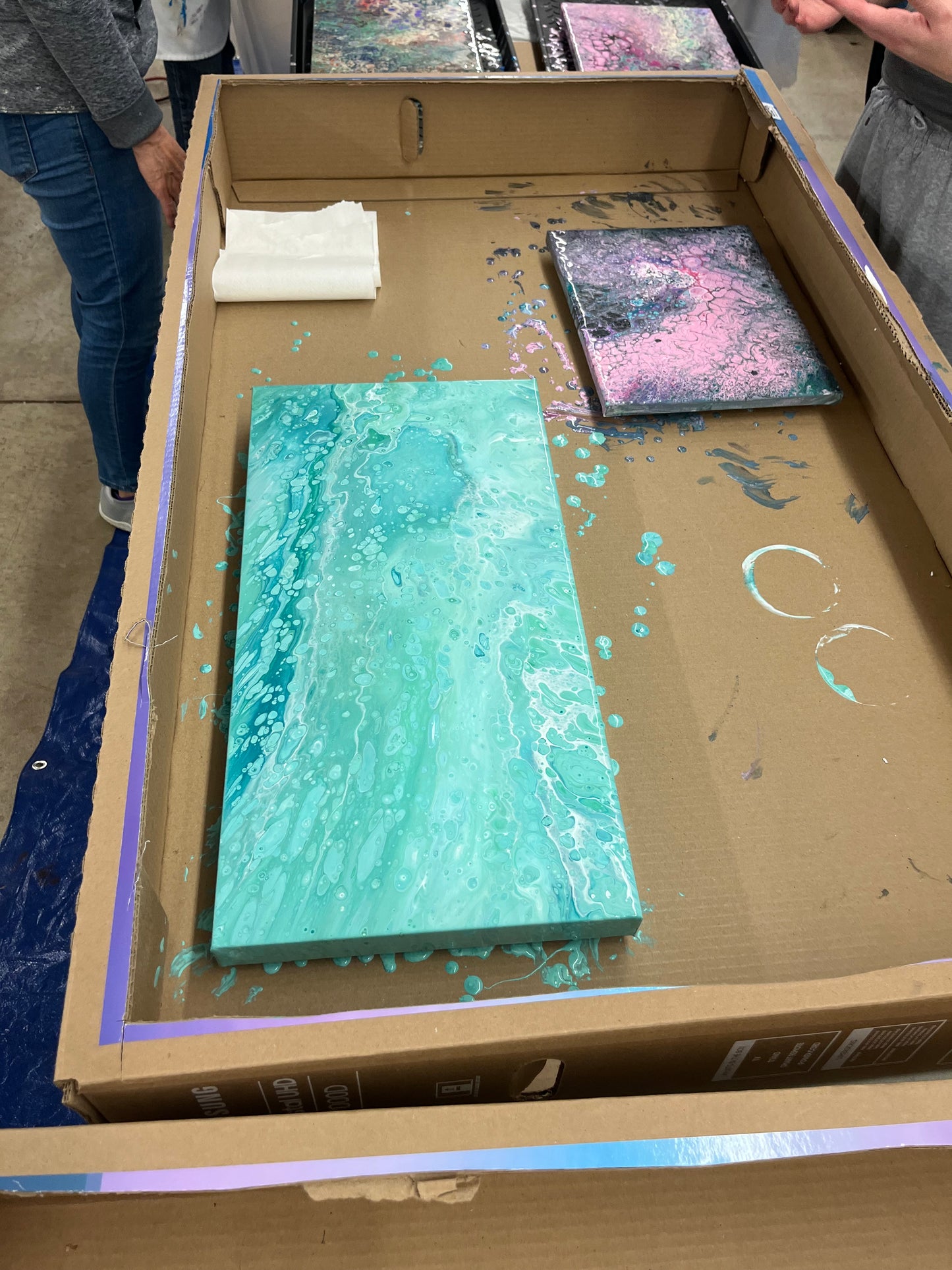 Acrylic Pour Painting Class & "Pour & Go"