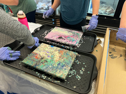 Acrylic Pour Painting Class & "Pour & Go"
