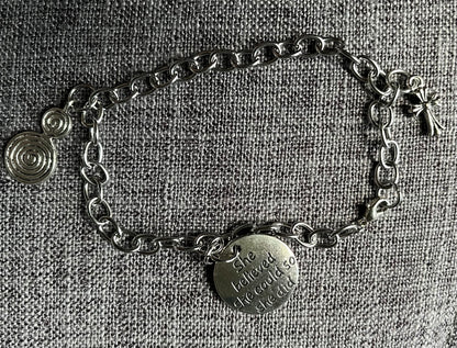 Infinity swirl Earrings & bracelet set