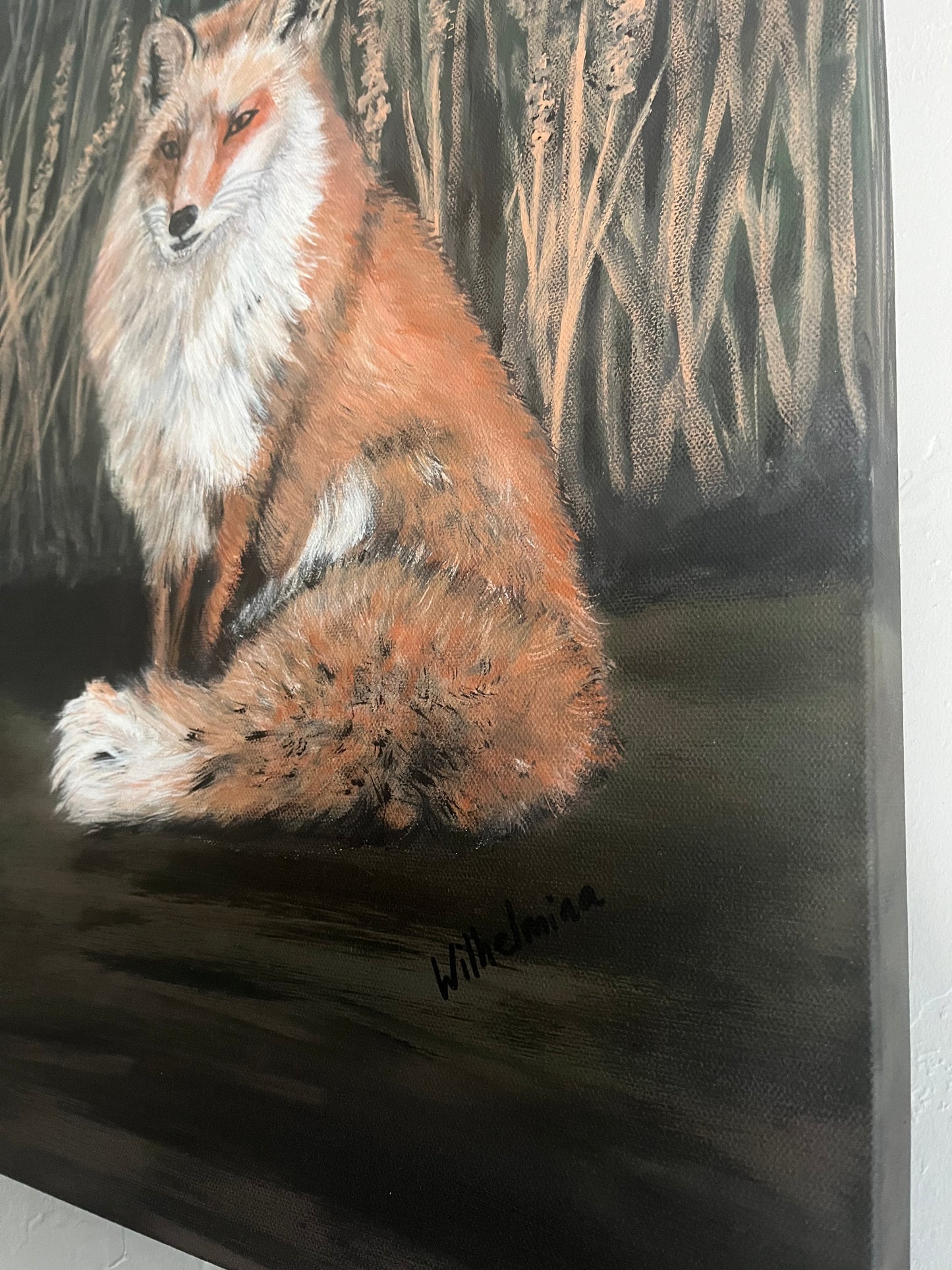 Silent Meadow - Fox Painting