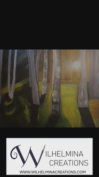 "Rebirth", original acrylic painting by Wilhelmina