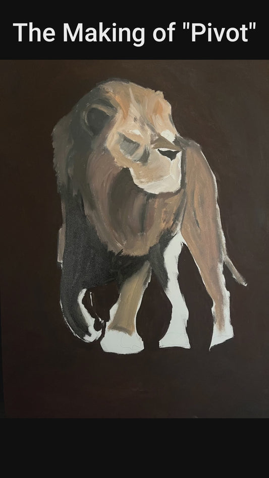 Pivot - Lion painting