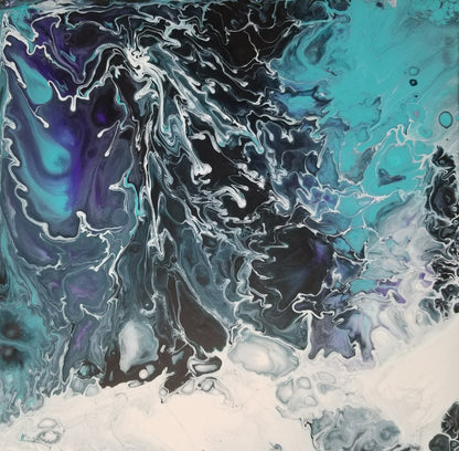 Acrylic Pour Painting Class & "Pour & Go"