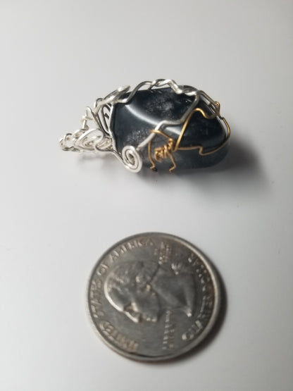 Tourmalited Quartz Pendant