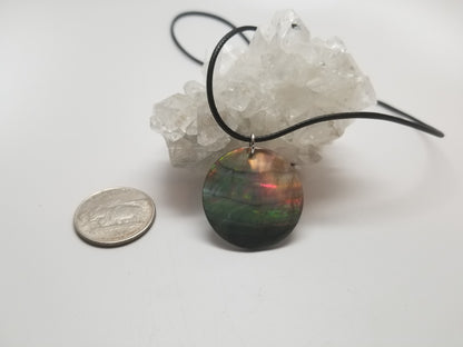 Black Mother of Pearl Pendant