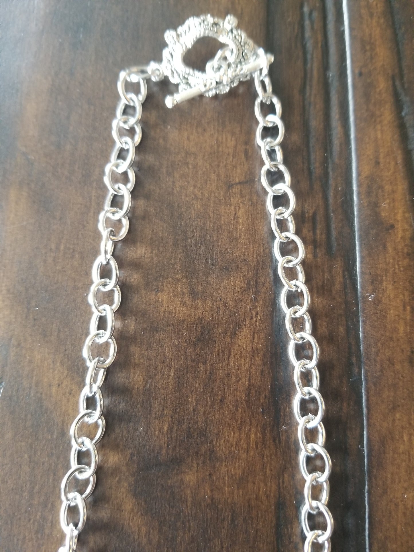 Agate slice Pendant Stainless steel necklace
