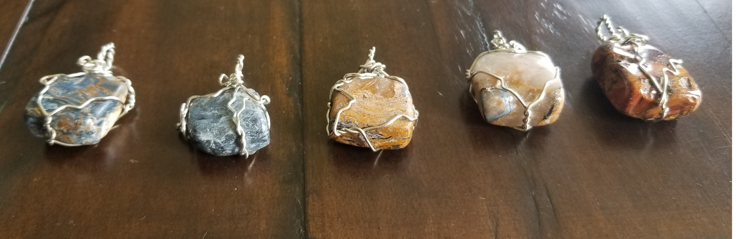 Pietersite  Pendant - Various Unique Pendants